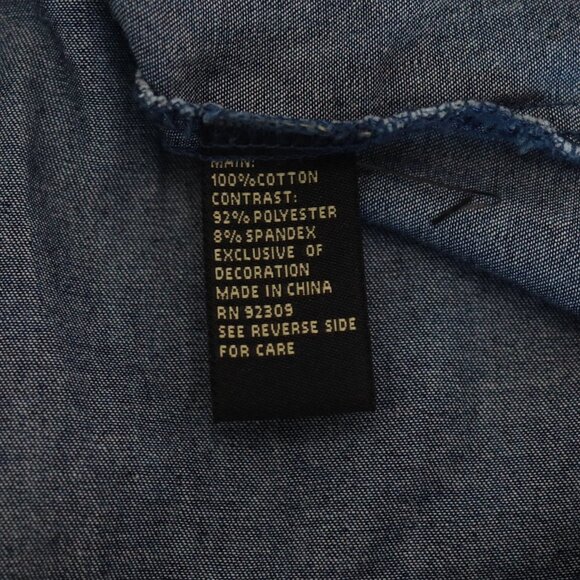 DG2 Diane Gilman Western Button Up Shirt XL Womens Fringe Rodeo Country Festival - Picture 9 of 14